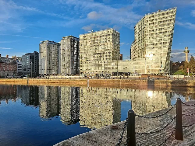 Vue de Liverpool, Angleterre