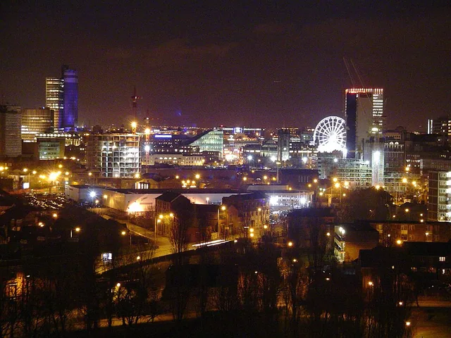 Vue de Manchester, Angleterre