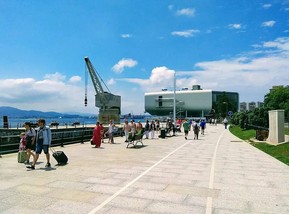 Vue de Santander, Espagne