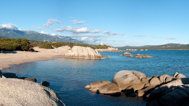 Vue de Figari, Corse
