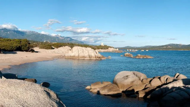 Vue de Figari, Corse