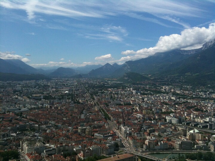 Vue de Grenoble, France