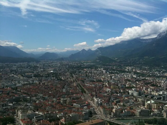 Vue de Grenoble, France