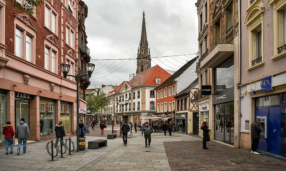 Vue de Mulhouse, France
