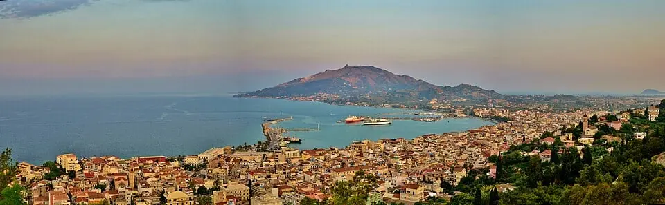Vue de Zakynthos, Grèce