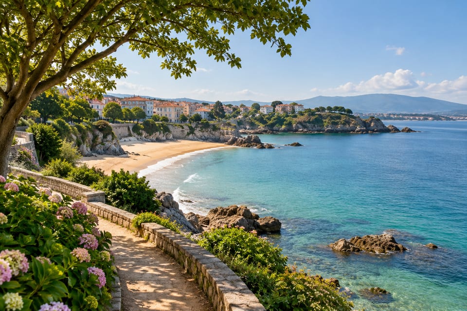 Illustration IA inspirée de Santander, Espagne — scène d’ambiance non documentaire