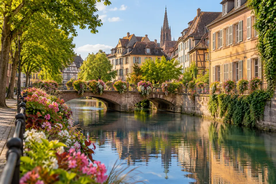 Illustration IA inspirée de Mulhouse, France — scène d’ambiance non documentaire
