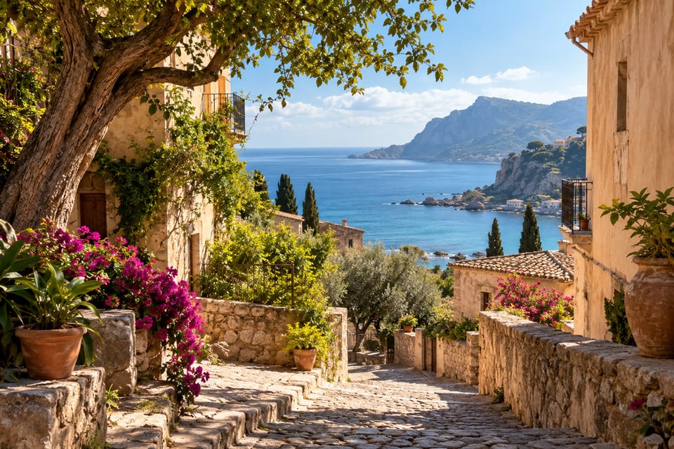 Illustration IA inspirée de Palerme, Sicile — scène d’ambiance non documentaire