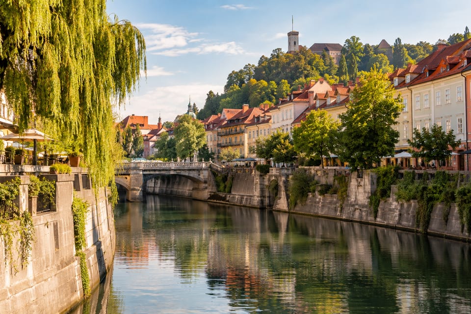 Illustration IA inspirée de Ljubljana, Slovénie — scène d’ambiance non documentaire