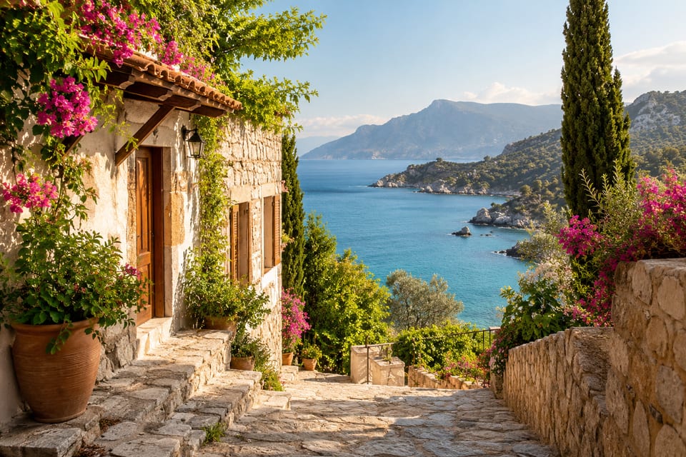 Illustration IA inspirée de Antalya, Turquie — scène d’ambiance non documentaire