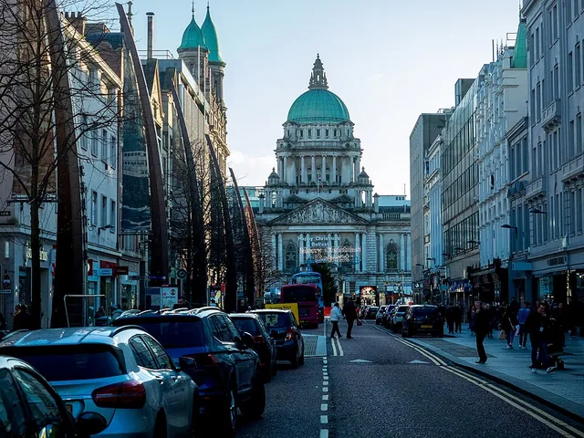 Vue de Belfast, Irlande du Nord