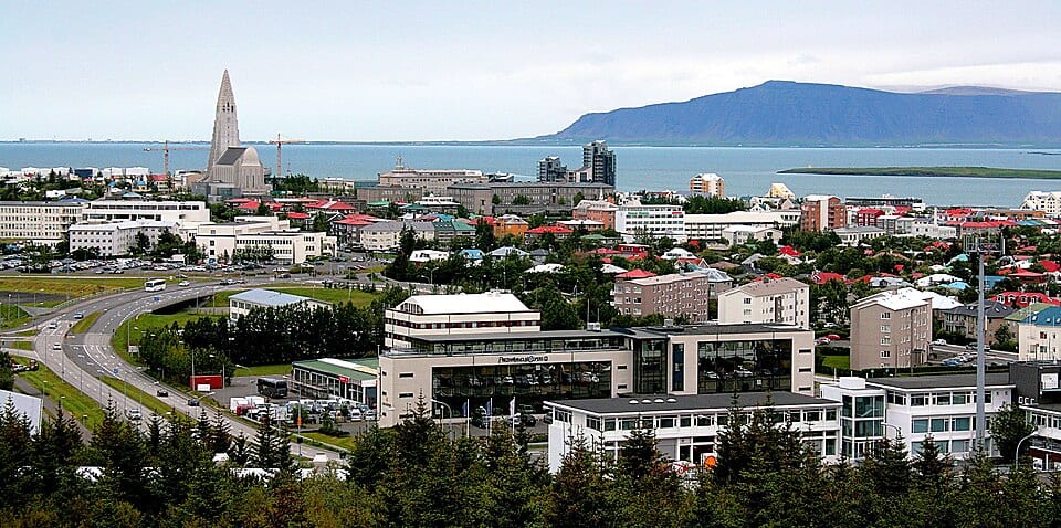 Vue complémentaire de Reykjavik