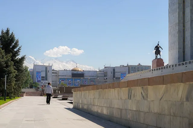 Vue de Bichkek, Kirghizistan