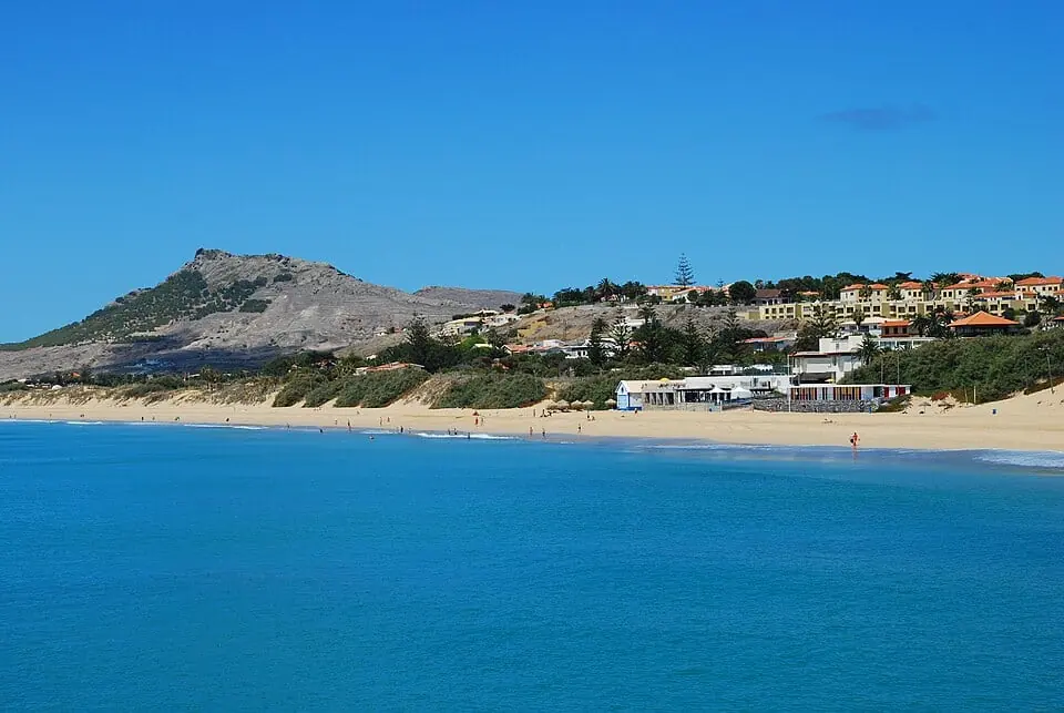 Vue de Porto Santo, Madère