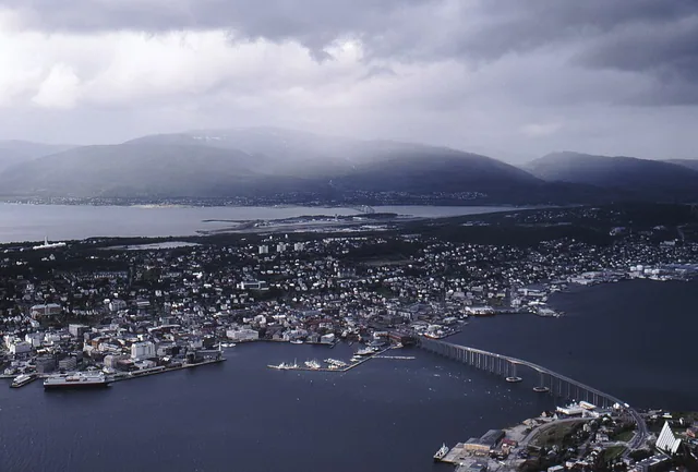 Vue de Tromso, Norvège