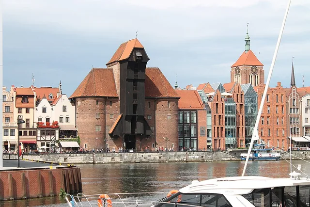 Vue de Gdansk, Pologne