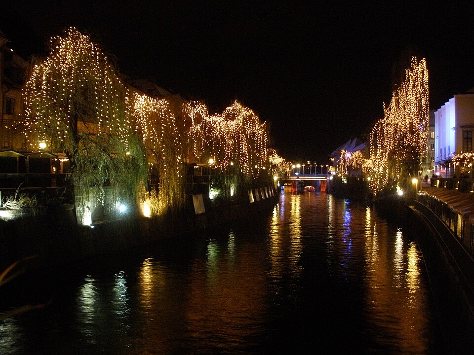Vue de Ljubljana, Slovénie