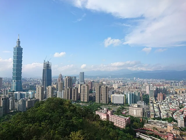 Vue de Taipei, Taïwan
