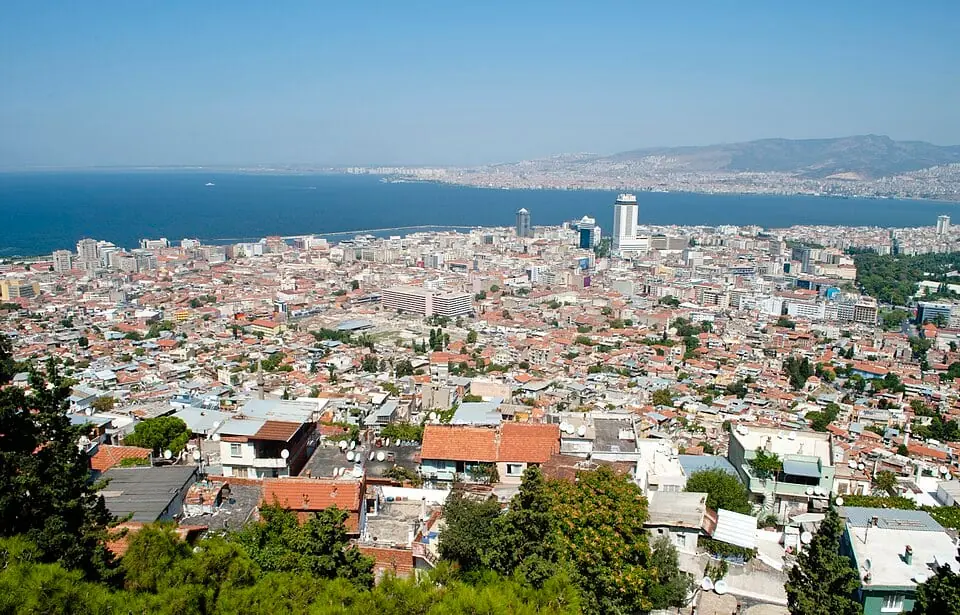 Vue de Izmir, Turquie