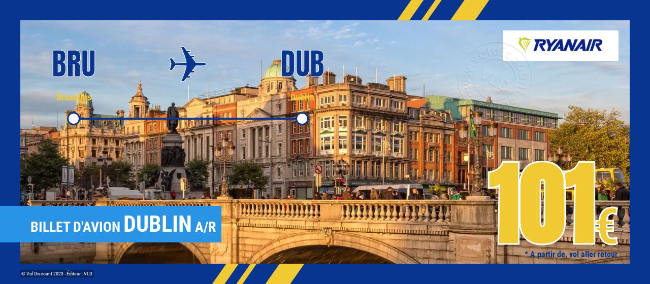 Billet d'avion Bruxelles Dublin Ryanair
