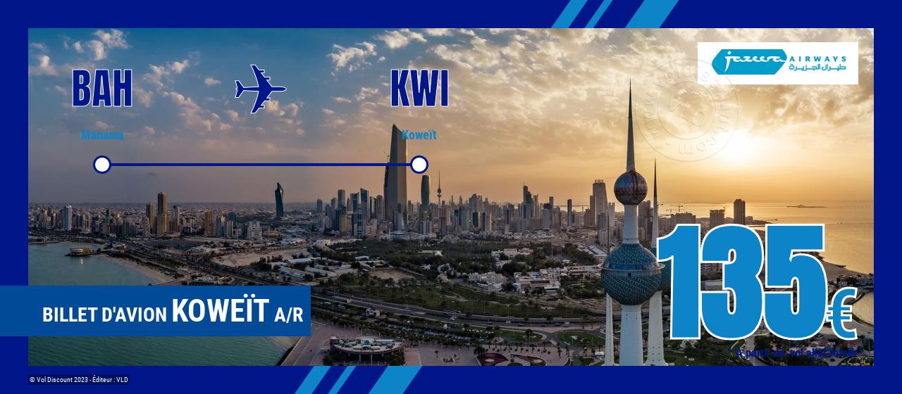 Billet d'avion Koweït