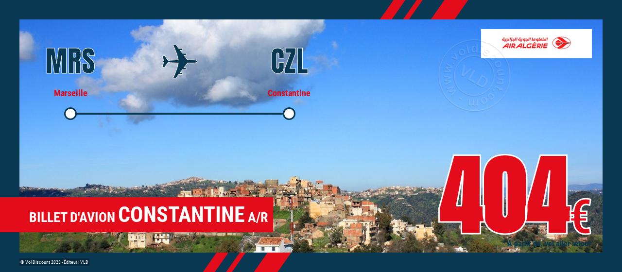 Billet d'avion Constantine Air Algérie
