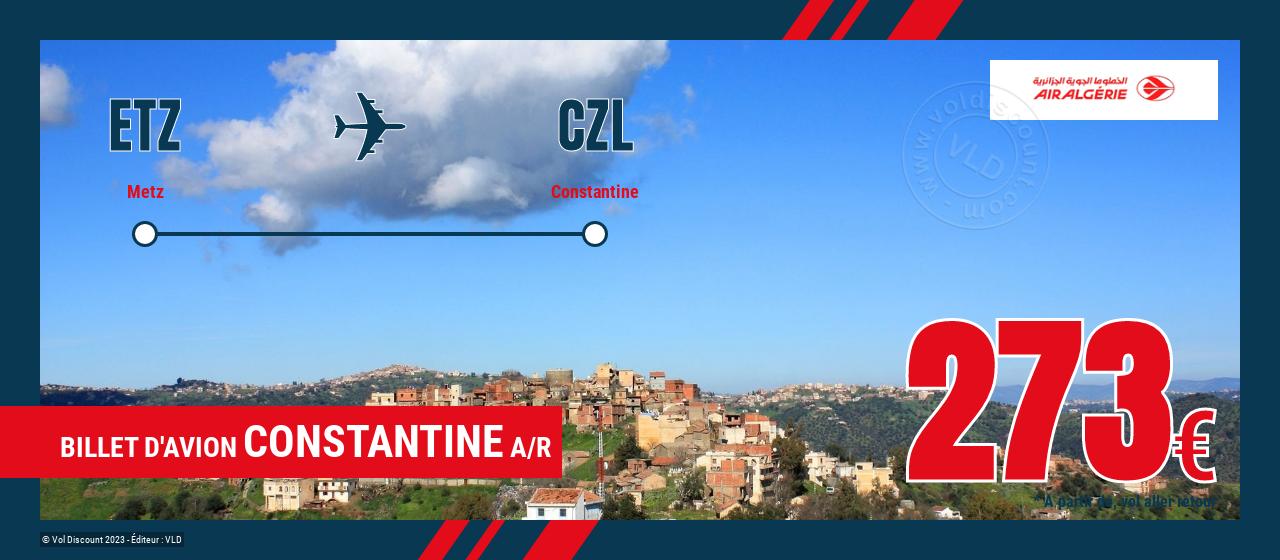 Billet d'avion Constantine Air Algérie