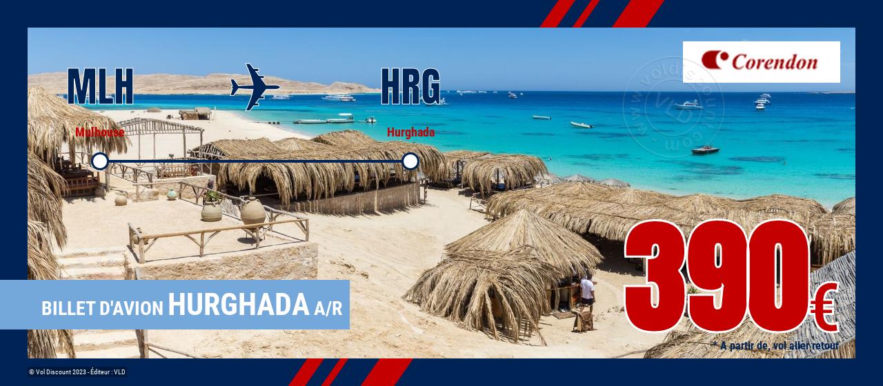 Billet d'avion Mulhouse Hurghada Corendon Airlines