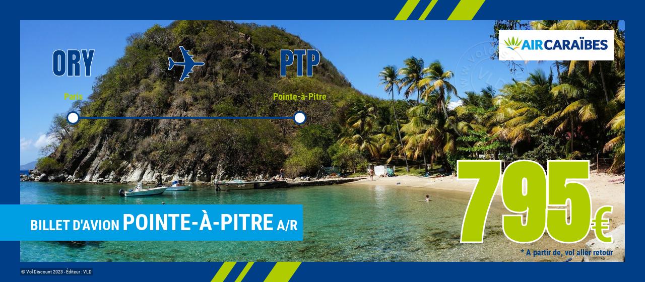 Billet d'avion Paris Pointe-à-Pitre Air Caraïbes