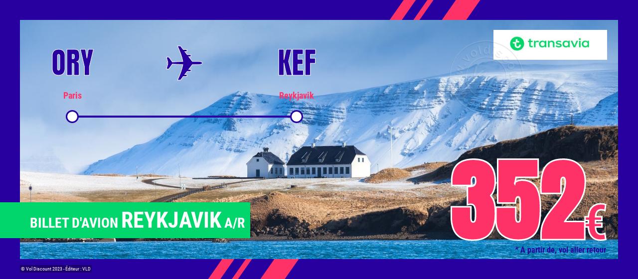 Billet d'avion Islande
