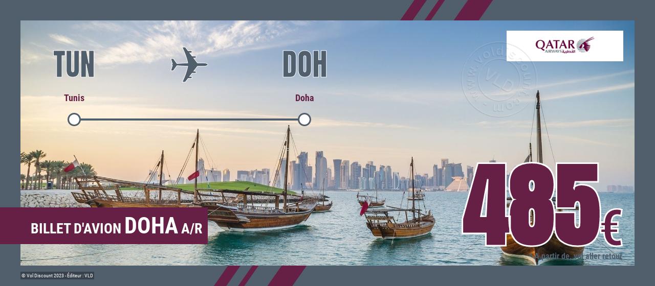 Billet d'avion Doha