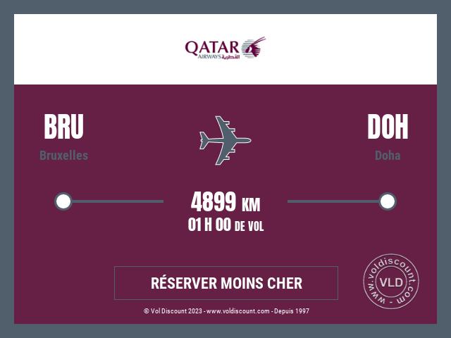 Vol petit prix Qatar