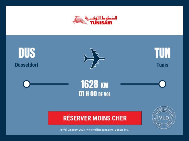 Vol petit prix Tunisie Tunisair