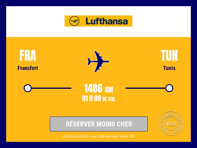 Vol petit prix Tunisie Lufthansa