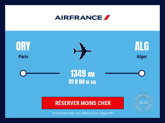 Vol petit prix Algérie Air France