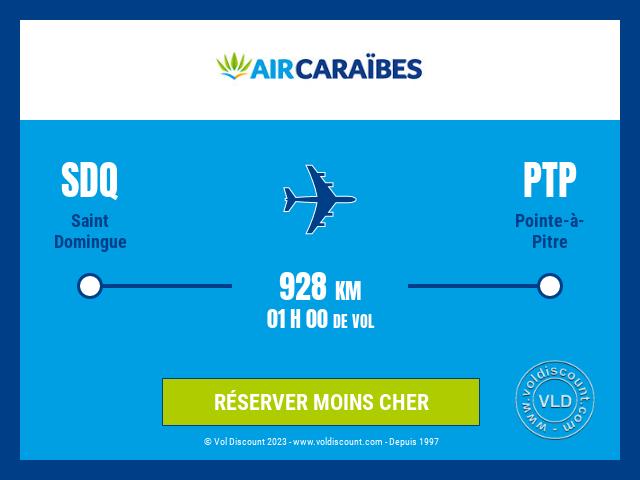 Vol petit prix Guadeloupe Air Caraïbes