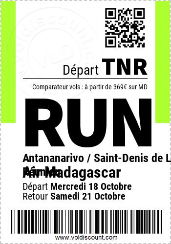 Promotion vol Saint-Denis de La Réunion