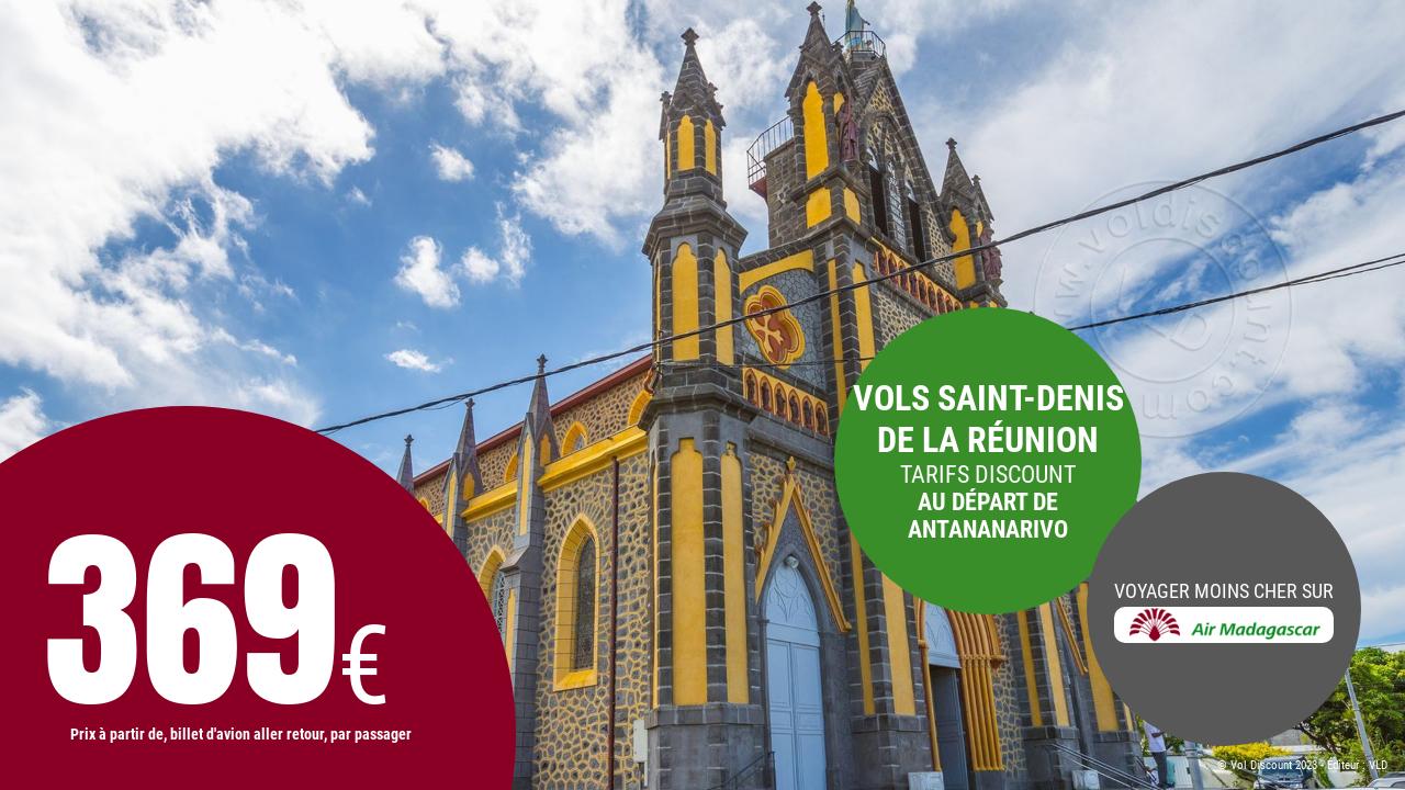 Vol aller retour Saint-Denis de La Réunion