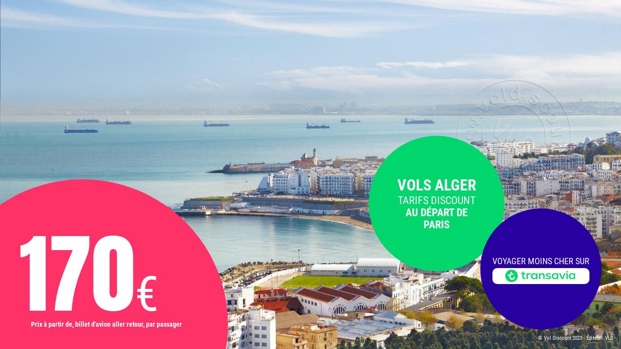 Vol aller retour Algérie Transavia France