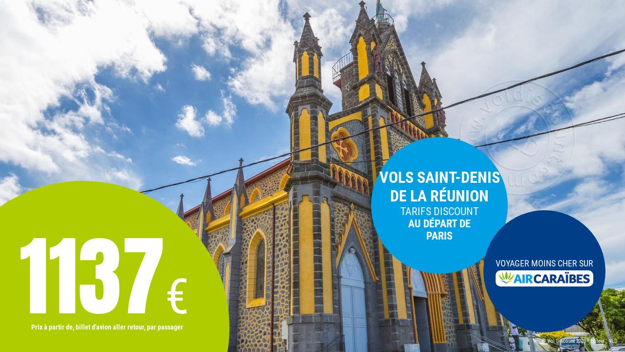 Vol aller retour Saint-Denis de La Réunion