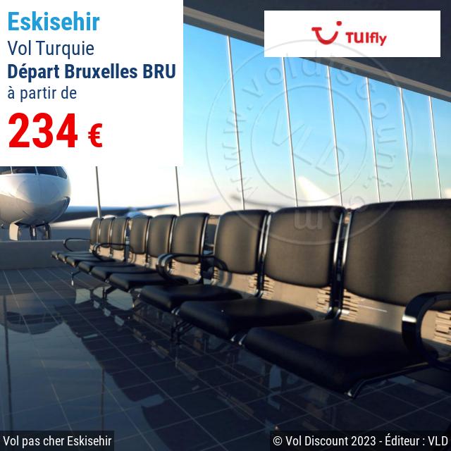 Vol discount Bruxelles Eskisehir TUIfly Belgium