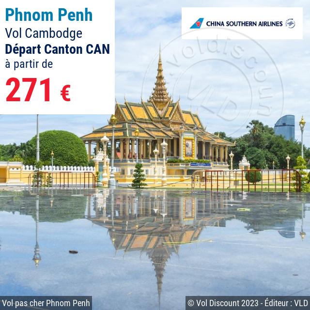 Vol discount Cambodge