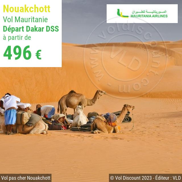 Vol discount Mauritanie