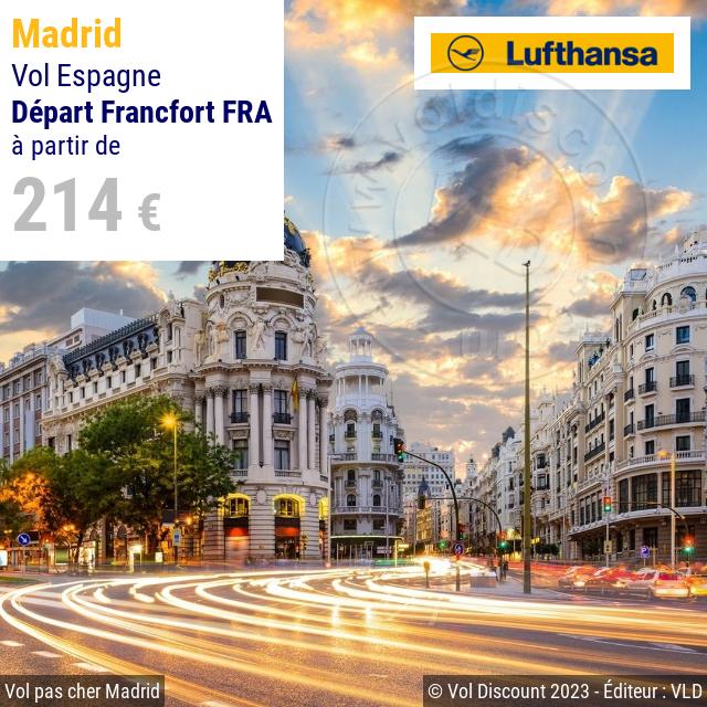 Vol discount Espagne Lufthansa