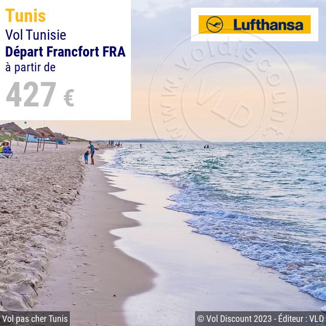 Vol discount Tunisie Lufthansa