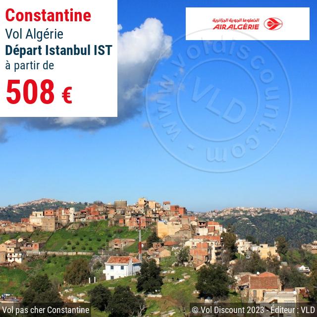 Vol discount Constantine Air Algérie