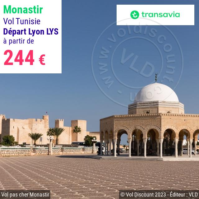 Vol discount Monastir Transavia France