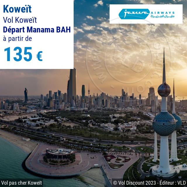 Vol discount Koweït