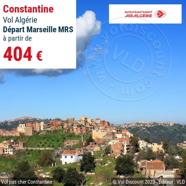 Vol discount Constantine Air Algérie