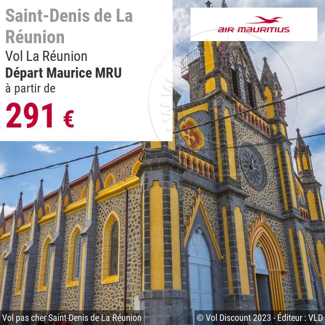 Vol discount Saint-Denis de La Réunion Air Mauritius